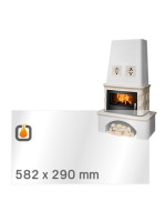 Žiaruvzdorné sklo do ABX LAPONIE II