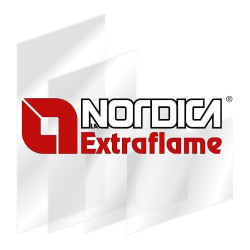 Náhradné krbové sklo pre kachle LA NORDICA